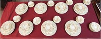 Fine Royal Doulton porcelain china set - serves 8