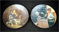 8 Vintage 1990 Knowles Norman Rockwell Plates