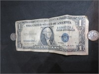 US One Dollar Silver Certificate 1935G
