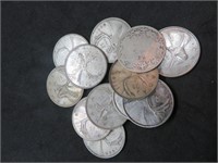 Lot of 12 Canada Quarters 80% Silver