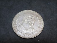 Mexico Un Peso 1962 Silver