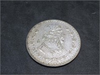 Mexico Un Peso 1961 Silver
