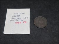 Ireland Under George III Farthing 1806 VF