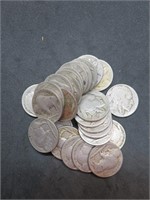 Lot of 25 Indian Head Buffalo Nickels