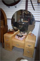 Vtg Art Deco Vanity