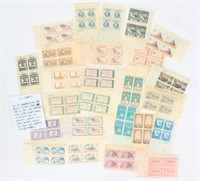 Stamps 25 4¢ Commemorative Plate Blocks 1958-63