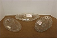 SELECTION OF EAPG OVAL PICKLE DISHES