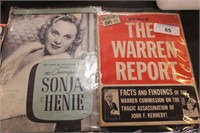 THE WARREN REPORT AND SONJA HENIE PROGRAM