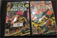BLACK PANTHER AND SPIDEY VINTAGE COMICS