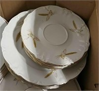 Large box of dishes