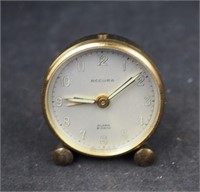 Rare Vintage Accura 8 Day Travel Alarm Swiss Clock