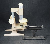 Vintage A C Gilbert 75-250-500 Toy Microscope