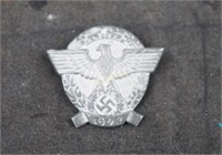 Vintage 1940's Germany Nazi Swastika Uniform Pin
