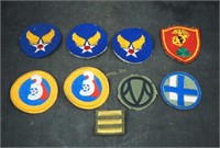 9 World War I I 3d Airborne Flight Patches Lot