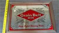 Grain Belt Beer Mirror Bar Sign