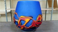 Beautiful Azerbaijan Russian Art Glass Vase