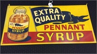 Tin Adv. Sign Extra Quality Pennant Syrup (3)