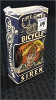 1973 Fire Chief Bicycle Siren in Original Package