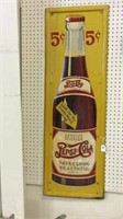 Lg. Pepsi Cola Tin Adv. Sign (37)