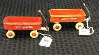Lot of 2 Sm. Radio Flyer Wagons Including One