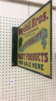 Dbl Signed Flange Sign Boydell Bros. Paint