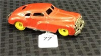 Sm. Red Toy Friction Car-Occupied Japan (71B)