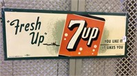 Thin Tin Fresh UP-7 Up Adv. Sign