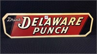 Tin Drink Delaware Punch Adv. Sign