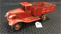 Girard Red Paint Stake Toy Truck