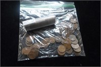 100 Wheat Pennies One Roll Of Unsearched Pennies