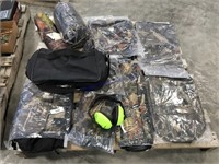 Camouflage bags, seats, tent