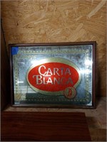 Carta Blanca beer mirror