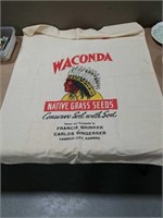 Waconda native grass seed sack