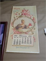 Coca Cola 1899 calendar