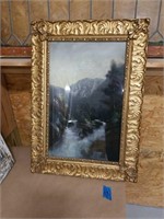 Antique chalk art of Colorado River