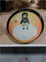 Vintage Fairy soap serving tray.