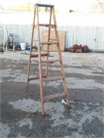 6 Foot Wood Ladder