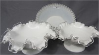 3 pcs Fenton silvercrest as shown