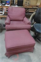 Sitting Chair W/Ottoman
