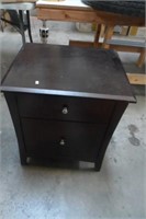 Small Side Table W/File Drawer
