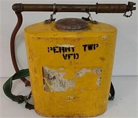 Old Metal Fire Extinguisher