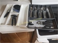 Assorted Kitchen Utensils, Forks, Spoons,