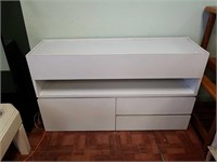 White Formica furniture