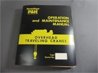 P&H Harnischfeger Operation Overhead Cranes