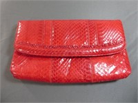 Vintage 1970's Palizzio Snake Skin Hand Bag