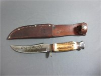 Rattlesnake Skinner Knife w/Sheath