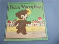 1943 Fuzzy Wuzzy Pup Children's Fuzzy Book