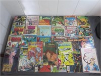 A Variety of Mostly Sleeved Comic Books
