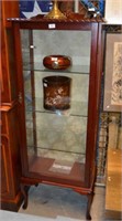 Queen Anne style display cabinet,