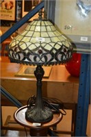 Art Nouveau inspired Tiffany style lamp